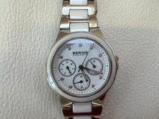 BERING Damen UHR Armbanduhr Ceramic  - 32237-754 Edelstahl silber glänzend weiß