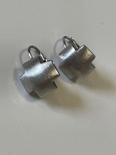 Schöne Ohrringe in Kreuz Motiv aus 925 Sterlingsilber