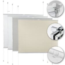 Plissee Klemmfix ohne Bohren Faltrollo Jalousie Rollo Gardinen blickdicht Plise
