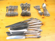 Silber Besteck Carl Mertens Solingen, 100er Auflage. 2130 gr.