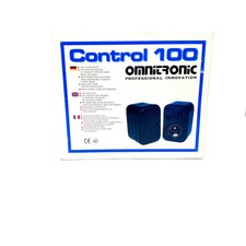 Omnitronic Control 100 Professional Boxen Lautsprecher mit Wandhalterung 60W