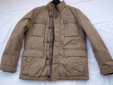 Herren Jacke s.OLIVER CASUAL Beige Warm Winter Gr L Baumwolle 74% Polyamid 26%