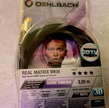 Oehlbach 2,2Meter Real Matrix MKIII 4 Sterne High Speed  HDMI Kabel-Top Zustand