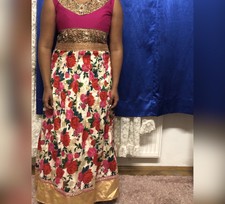 bollywood Sari Saree kleid indisches kleid salwar anarkali lehenga lehnga