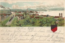1908,Friedrichshafen,Schiffspost,Bodenseekreis,Kluftern,Ailingen,Markdorf,Hofen