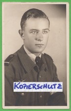 org. Foto: Wehrmacht Portrait H- Jugend Pimpf in Uniform Flakhelfer & Abzeichen