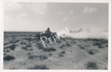 Foto WKII Wehrmacht Beschuss Panzer Gefecht Wüste F. Bayerlein Afrikacorps K1.63