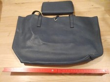 Handtasche blau mit passenden Kellnergeldbörse
