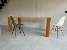 ESSTISCH TISCH 2METER AUS MASSIV EICHE IN MINIMAL DESIGN OHNE ZARGE! TOP ZUSTAND