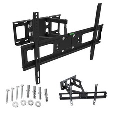 TV WANDHALTERUNG DOPPELARM SCHWENKBAR NEIGBAR 40 42 46 55 70 75 ZOLL FERNSEHER