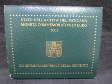 Münze - Vatikan 2 € 2005 "Benedikt XVI" VZ in Blister    SH6668
