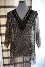 Damenbluse Strandtunika Sommertunika Strand vin Select Gr 36/38