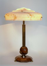 Große sehr elegante original Art Deco Schreibtischleuchte "CONCORDIA" Lampe