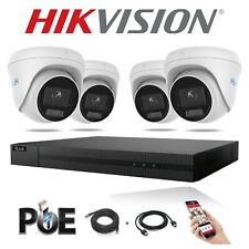 HIKVISION COLORVU POE CCTV SYSTEM IP UHD 8MP NVR 4K 5MP 24/7 COLORVU KAMERA KIT