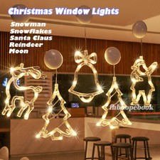 Weihnachts LED Lichter Hängendes Fenster Mit Saugnapf Lichterkette Wandleuchte