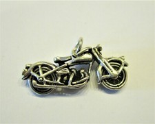 Sterling Silber Harley Davidson Biker Motorrad Motorrad Anhänger Superb