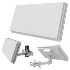 Selfsat H30D1+ Flachantenne Digital mit Fensterhalterung HD single Sat Anlage 4K
