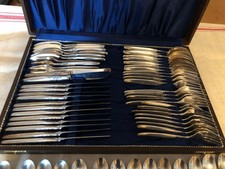 Tafelsilber Kleeblatt Rose 100 Seibel Mettmann 1950er Jahre 67 Teile