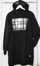 Geo Norway Gr. XXL Damen Sweatkleid Winter Shirtkleid Sweaterkleid Hoodie silber