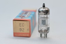 Vintage Telefunken EC92 / EC 92 / 6AB4 Radio Röhre, Audio Tube, Siemens, NIB NOS