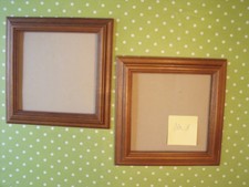 3 BILDERRAHMEN HOLZ BRAUN GOLD zum Beispiel für GOBELIN BILDER KONVOLUT No.1 