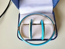 Schmuckset Esprit Armreif Armspange und Ohringe (Creolen) zweifarbig Geschenk 