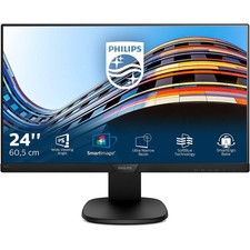 Philips 243S7EYMB 24 Zoll Full HD Monitor höhenverstellbar VGA DisplayPort