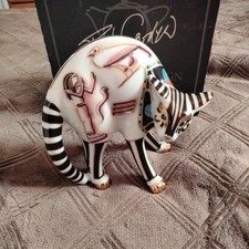 PAUL CARDEW - KITTENZ - 6" 15 cm ÄGYPTISCHE STEHKATZE - ORNAMENT - NEUWERTIG