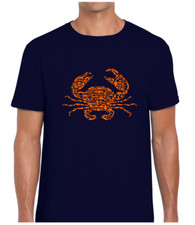 Krabbe Fahrzeug Herren T Shirt Witz gedruckt Design Cool Animal Cute NEU Premium TOP