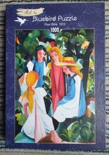 Bluebird Puzzle 1000 Teile   -  " Vier Mädchen " von August Macke  -  Malerei,