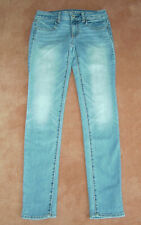 American Eagle  skinny  Jeans Hose  Jegging  Gr 32 34 XS  blue bleached  wie neu