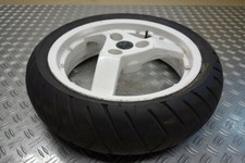 ORIGINAL PEUGEOT JETFORCE 50 C-TECH - FELGE RAD REIFEN HINTERRAD HINTEN WEISS