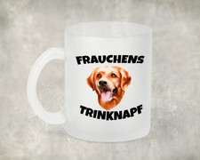 Golden Retriever Tasse - Glastasse - Teetasse Hund Hundebesitzer Geschenk 