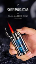 ✅Weihnachtsgeschenk ✅Gas Transparent Tankanzünder✅ Laternenform✅ Mehrfarbiges Gas ✅