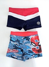 2 schöne Badehosen - einmal Spiderman-Motiv - für Jungen Gr. 104/110