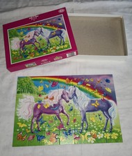 Puzzle Einhörner 35 Teile Einhorn Mädchen NEUw. Top Zustand 