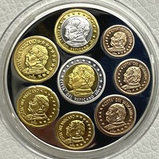 Vatikan 1 Unze Silber 2002  Die ersten Münzen der Eurostaaten