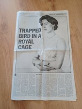 Tod von Prinzessin Margaret die Sunday Times 10/02/2002 3 Seiten