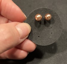 Pierre Lang Ohrstecker „Classy Pearl Small“ - Roségolden