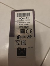 Somfy Smoove Origin RTS Pure Funkwandsender 1810880 inkl. Rahmen 9 Stück 