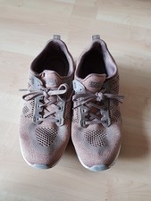 Skechers Sneaker Bobs memory foam Damen Slip On 40 Rose Metallic Guter Zustand!