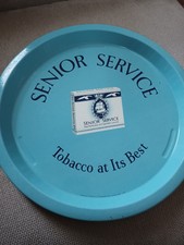 Vintage Werbung Pub Bar Tin Tray Senior Service Zigaretten Tabak