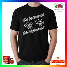 die replacement for displacement twin turbo tshirt t-shirt tee auto tuner jdm