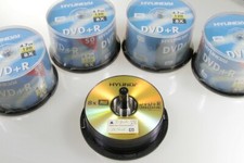 50 Stück HYUNDAI DVD+R Rohlinge 8x Speed Compact Discs Goldfarben * BERLIN CHA
