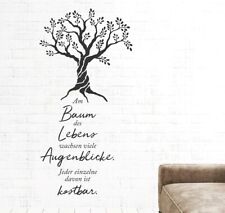 Wandtattoo Wohnzimmer spruch modern Wandtattoo Augenblicke Baum Sprüche pkm537