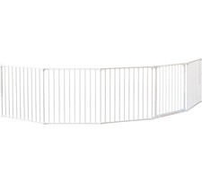 Baby Dan Flex XXL Kaminschutzgitter Raumteiler 90 - 350 cm Türsektion weiß Ba94