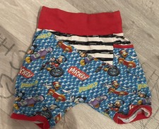 kurze hose gr 122/128 handmade mickey mouse top zustand