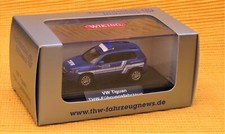 VW Tiguan THW, ultramarinblau, Ausstattung THW Führung, Wiking Modell 1:87