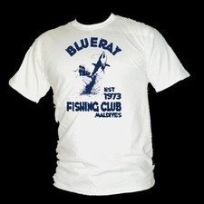Blue ray Tiefsee Sport Fishing Club Vintage Beach Herren T-Shirt alle Größen
