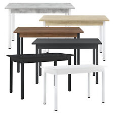[en.casa] Esstisch Küchentisch Esszimmertisch Speisetisch Tisch MDF 120/140x60cm